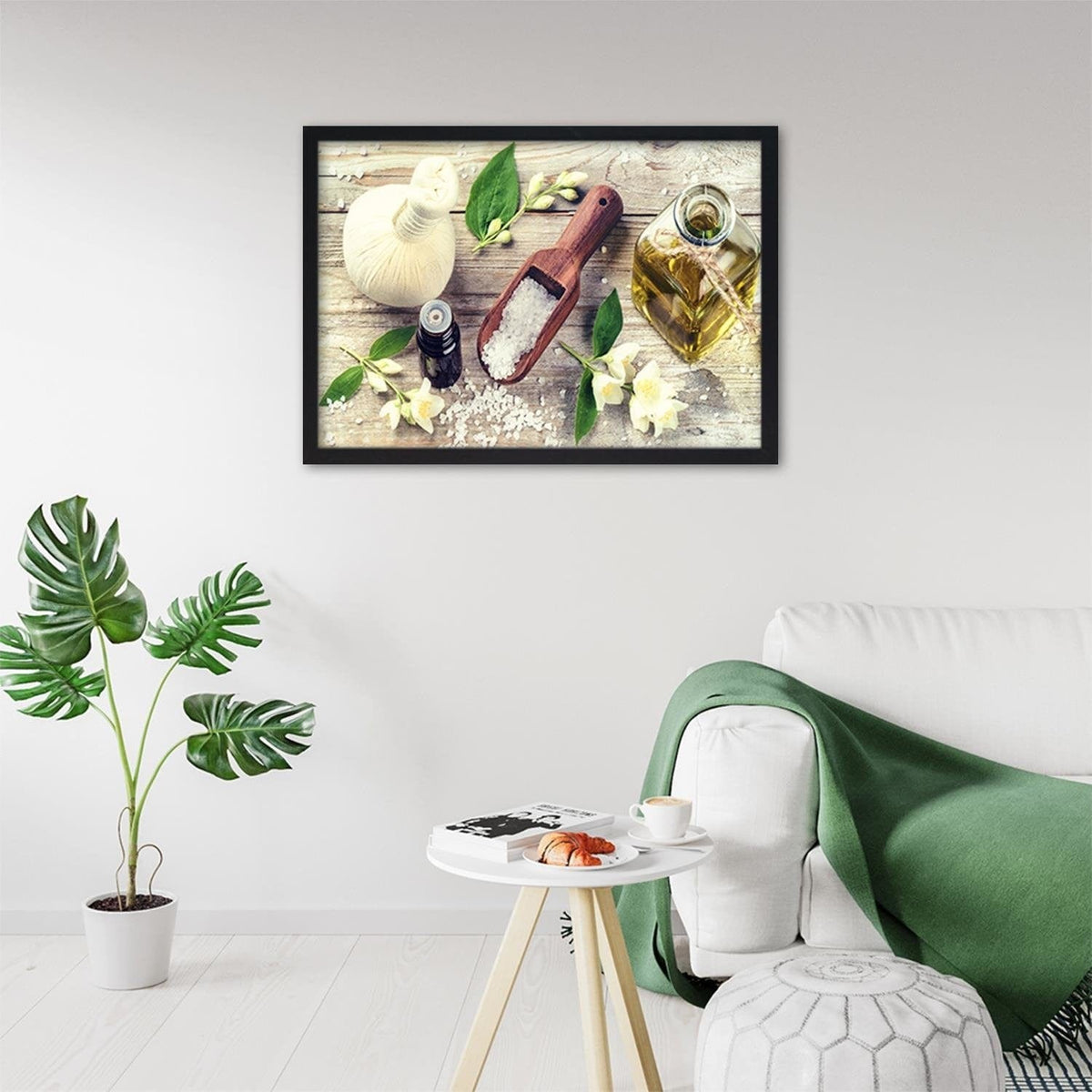 Glezna melnā rāmī - Herbs And Spices Home Trends