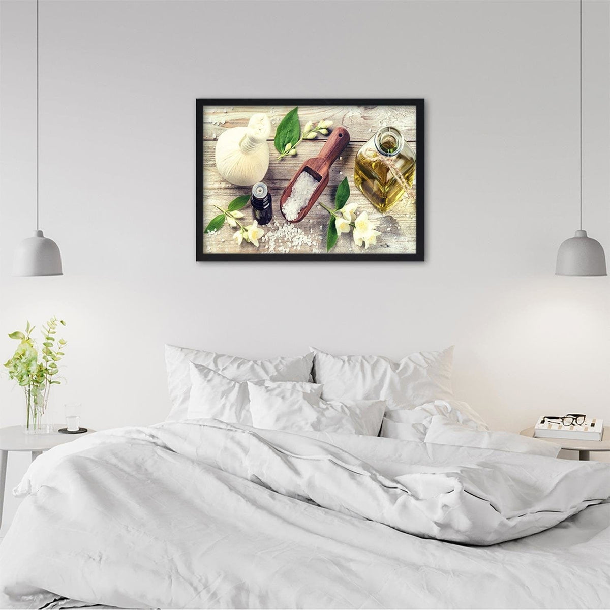 Glezna melnā rāmī - Herbs And Spices Home Trends