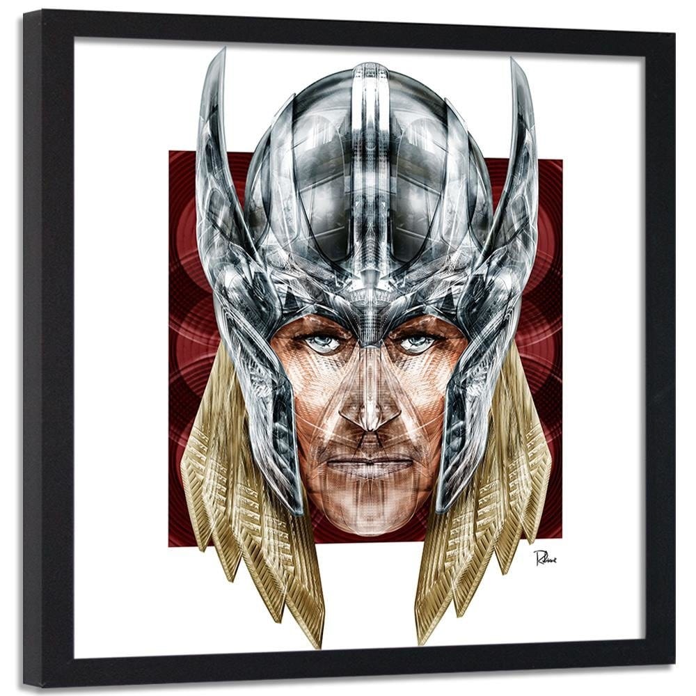 Glezna melnā rāmī - Hero With A Hammer Home Trends