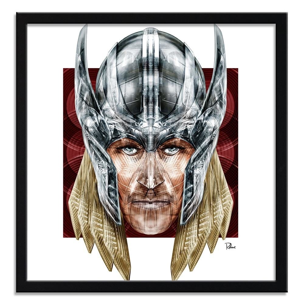 Glezna melnā rāmī - Hero With A Hammer Home Trends