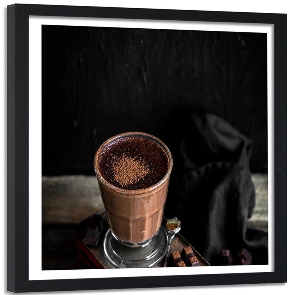 Glezna melnā rāmī - Hot Chocolate Home Trends