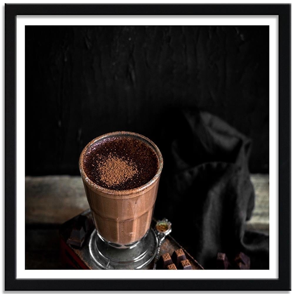 Glezna melnā rāmī - Hot Chocolate Home Trends