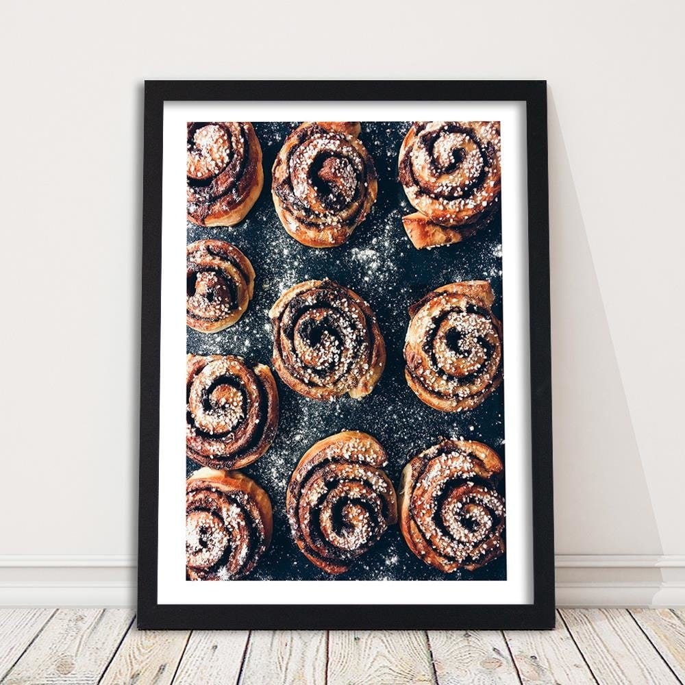 Glezna melnā rāmī - Hot Sweets Home Trends