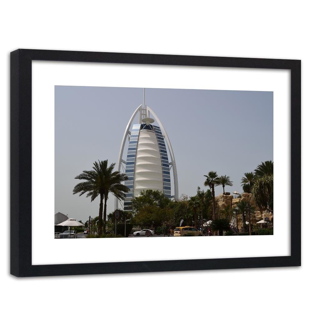 Glezna melnā rāmī - Hotel In Dubai Home Trends