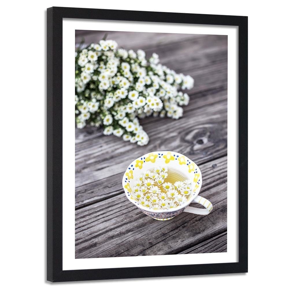 Glezna melnā rāmī - Infusion Of Chamomile Home Trends