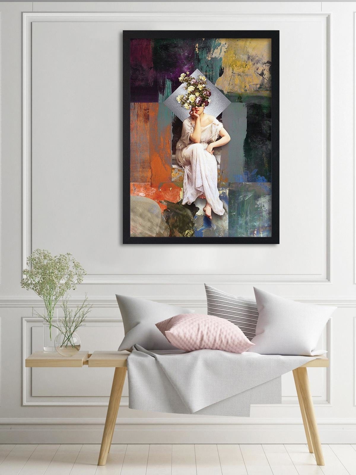 Glezna melnā rāmī - Inspirational Artwork Home Trends