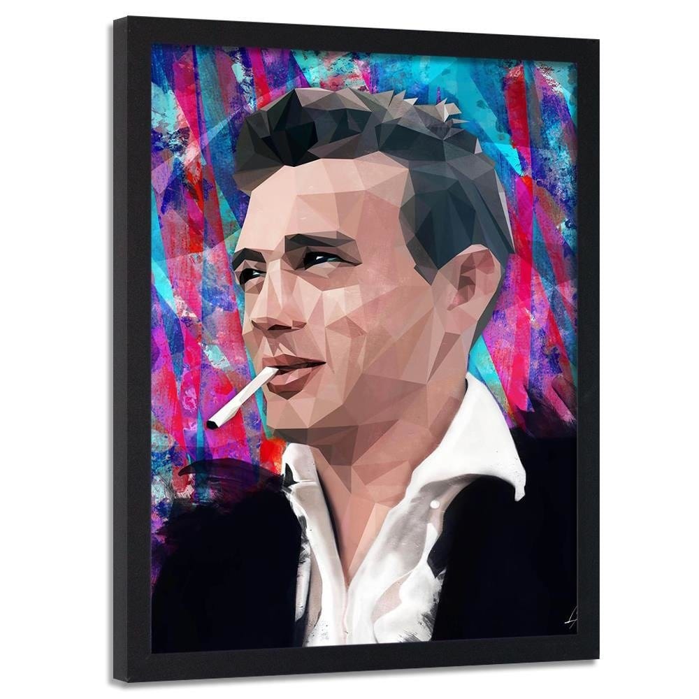 Glezna melnā rāmī - James Dean Home Trends