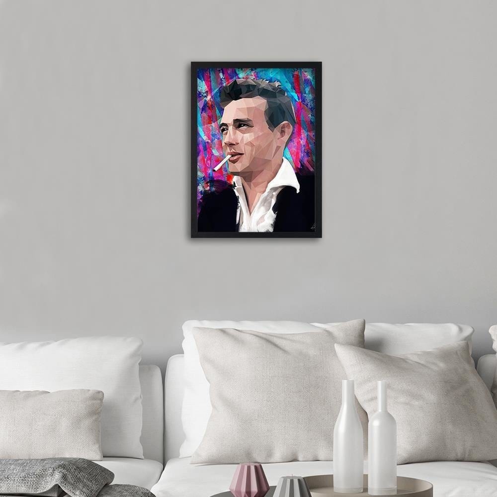 Glezna melnā rāmī - James Dean Home Trends