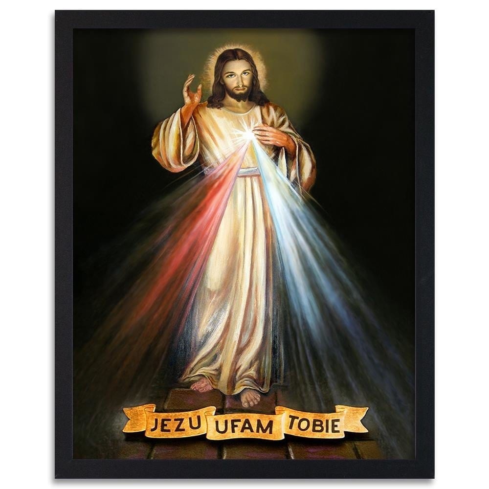 Glezna melnā rāmī - Jesus Christ Home Trends