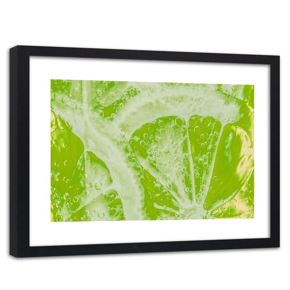 Glezna melnā rāmī - Juicy Lime Home Trends