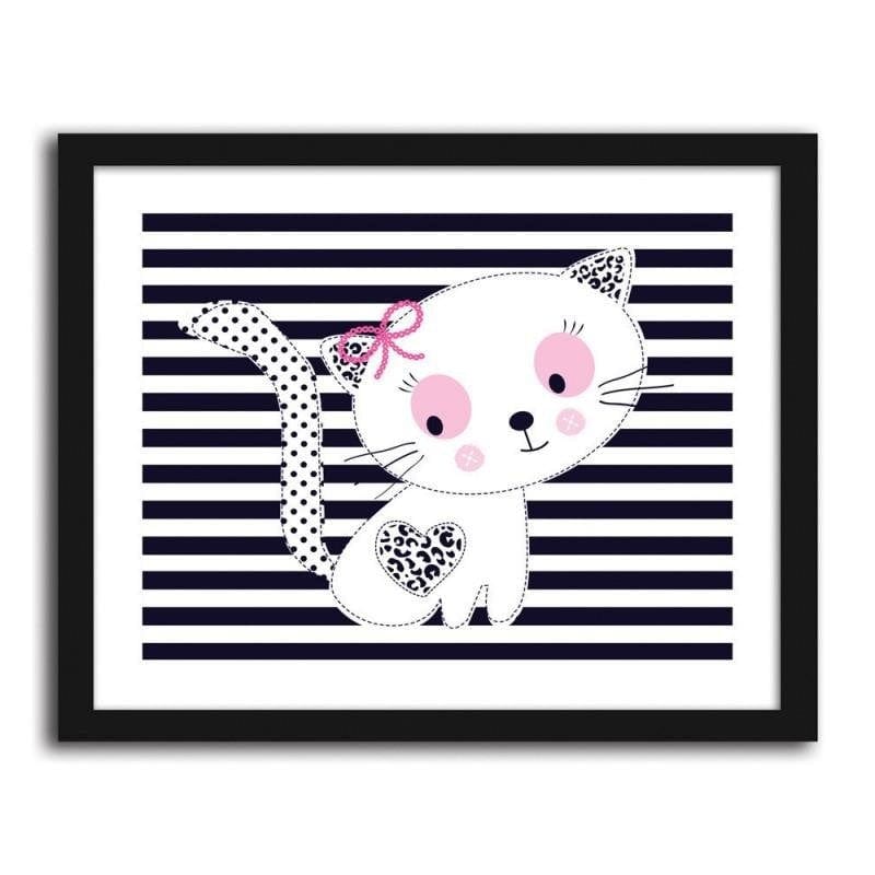Glezna melnā rāmī - Kitten Home Trends