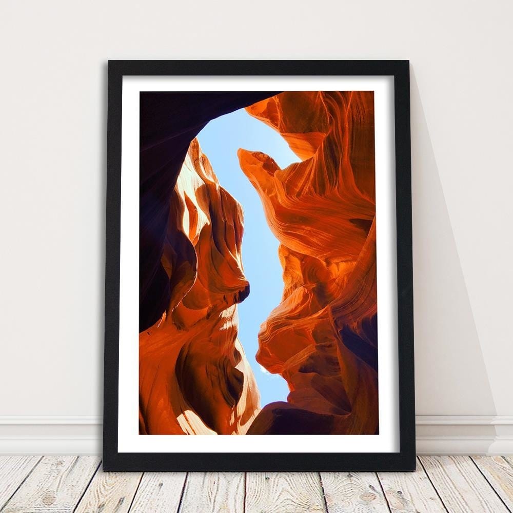 Glezna melnā rāmī - Landscape With Red Rocks Home Trends
