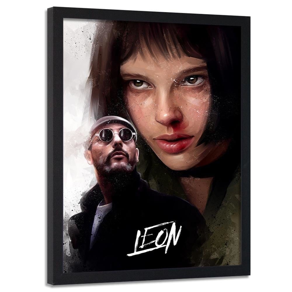 Glezna melnā rāmī - Leon And Mathilda Home Trends