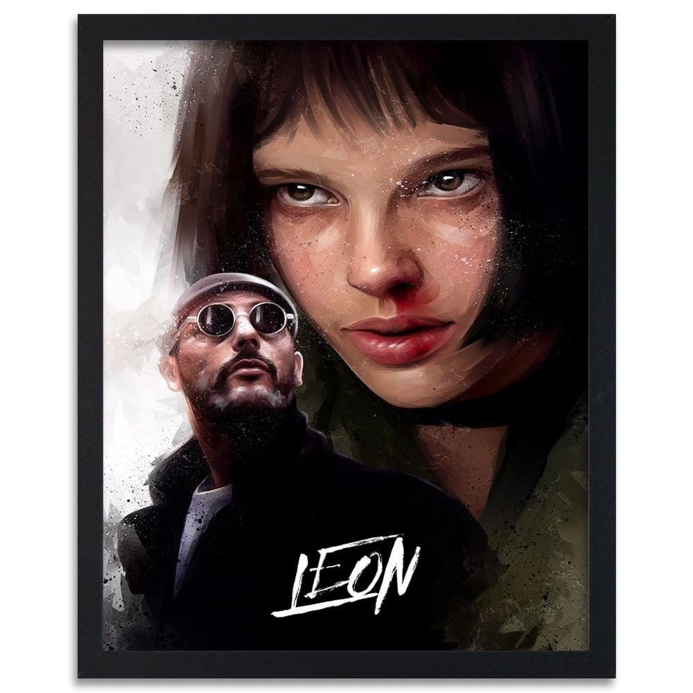 Glezna melnā rāmī - Leon And Mathilda Home Trends