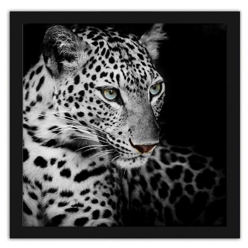 Glezna melnā rāmī - Leopard Home Trends