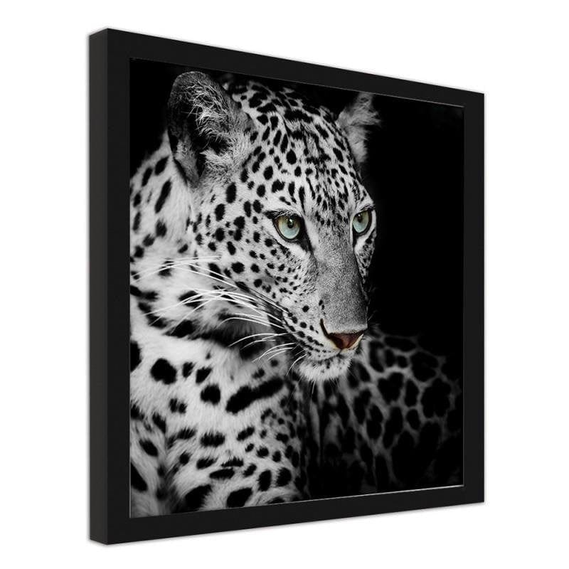 Glezna melnā rāmī - Leopard Home Trends