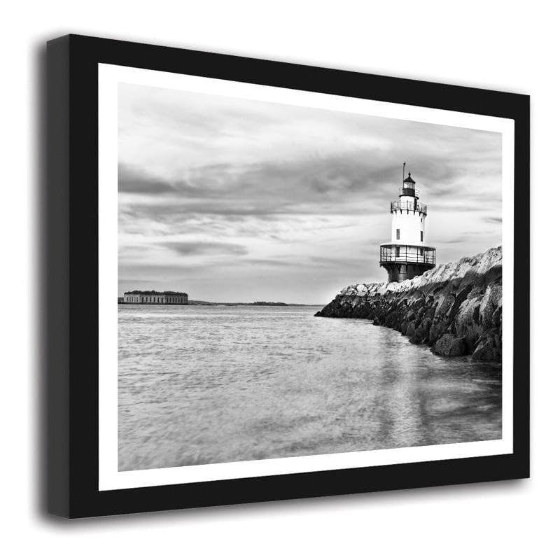 Glezna melnā rāmī - Lighthouse Home Trends