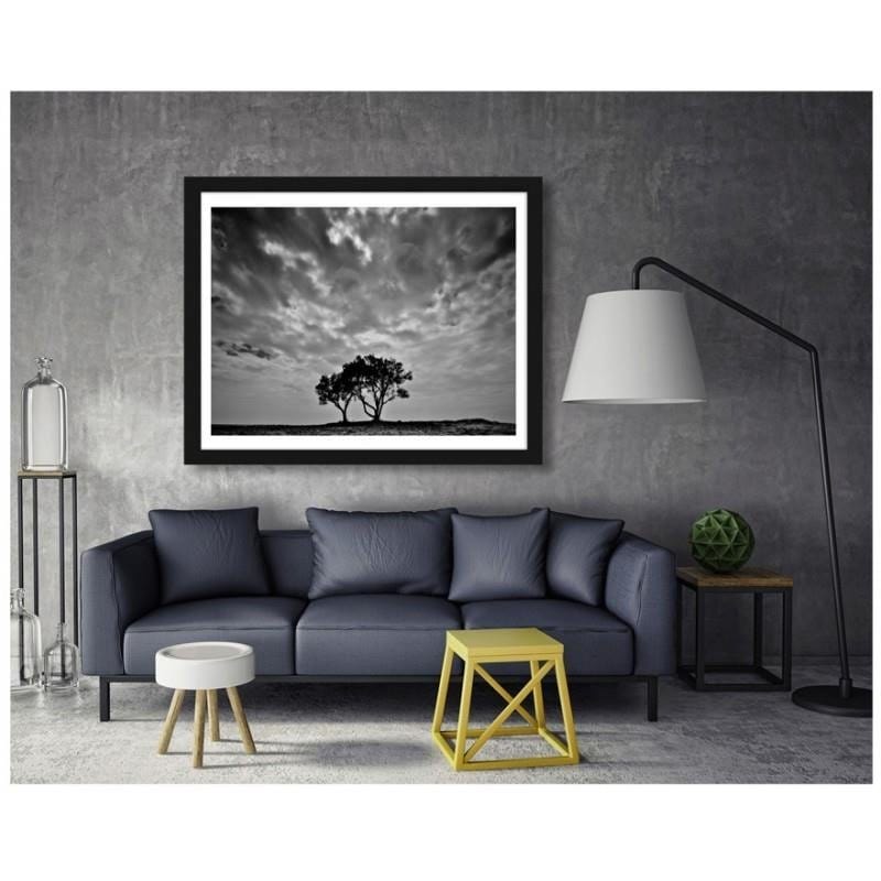 Glezna melnā rāmī - Lonely trees Home Trends