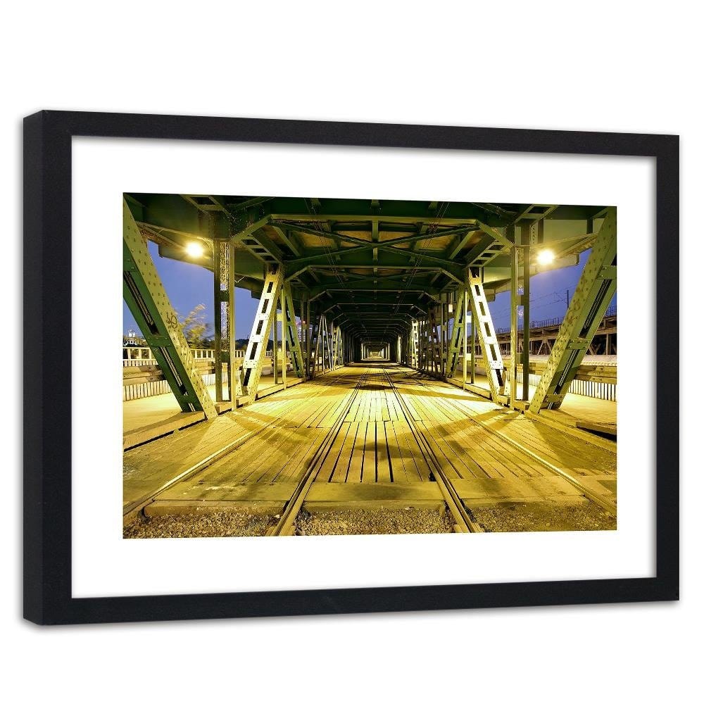 Glezna melnā rāmī - Long Bridge Home Trends
