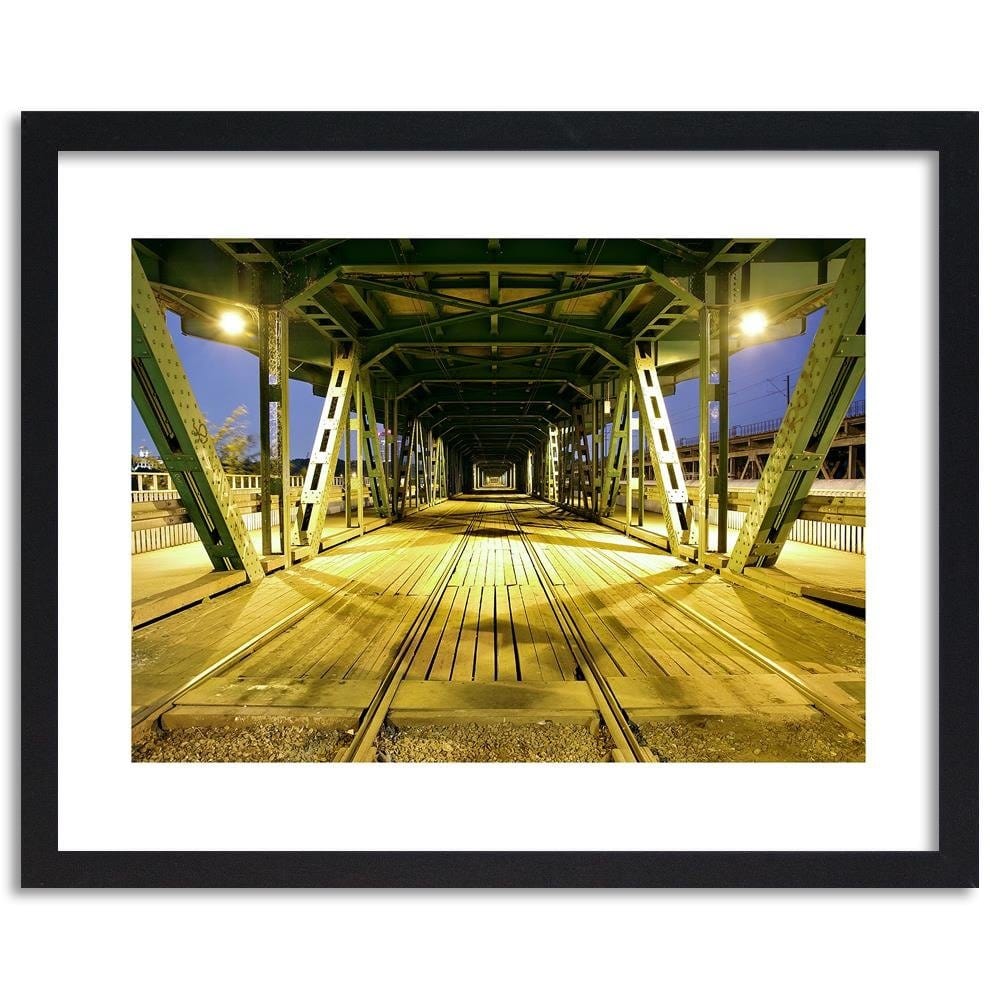 Glezna melnā rāmī - Long Bridge Home Trends