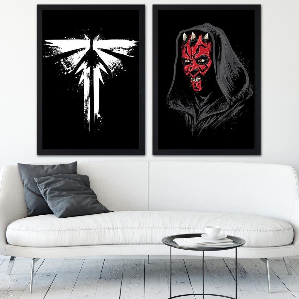 Glezna melnā rāmī - Lord Assassin Red  Home Trends