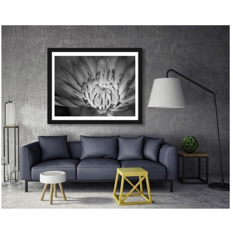 Glezna melnā rāmī - Lotus flower 2 Home Trends