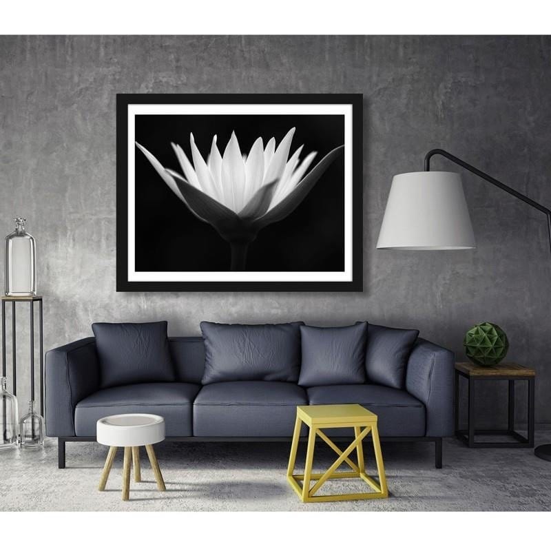 Glezna melnā rāmī - Lotus Home Trends