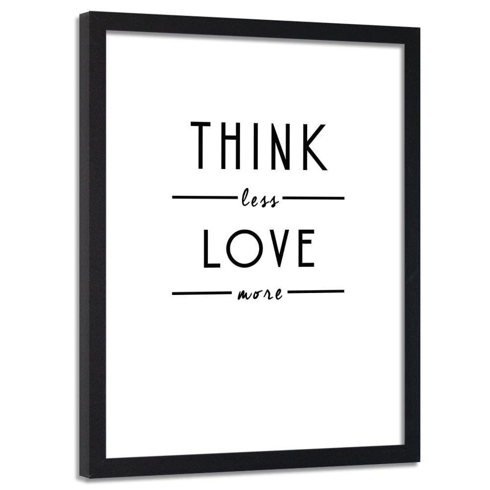 Glezna melnā rāmī - Love More Home Trends