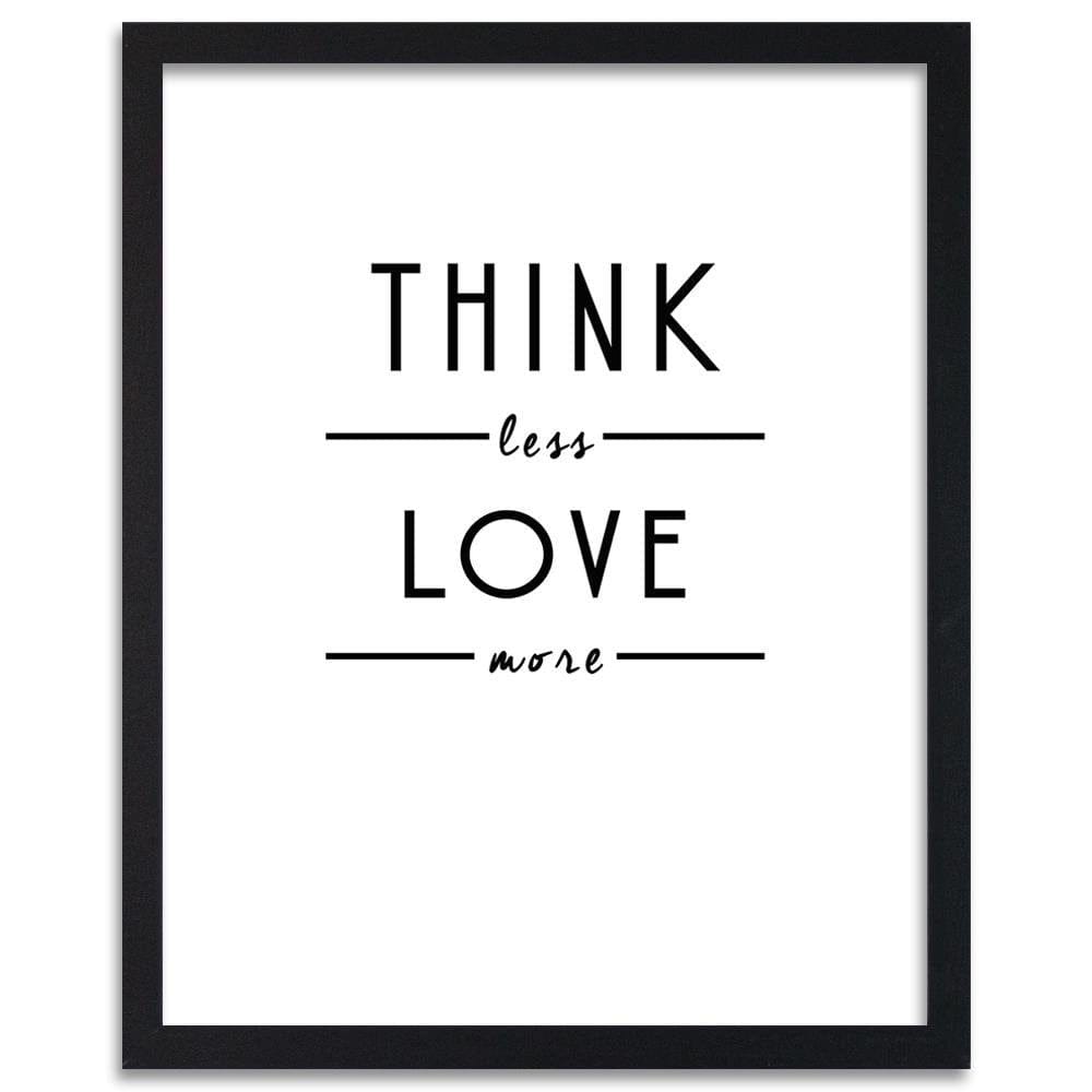 Glezna melnā rāmī - Love More Home Trends