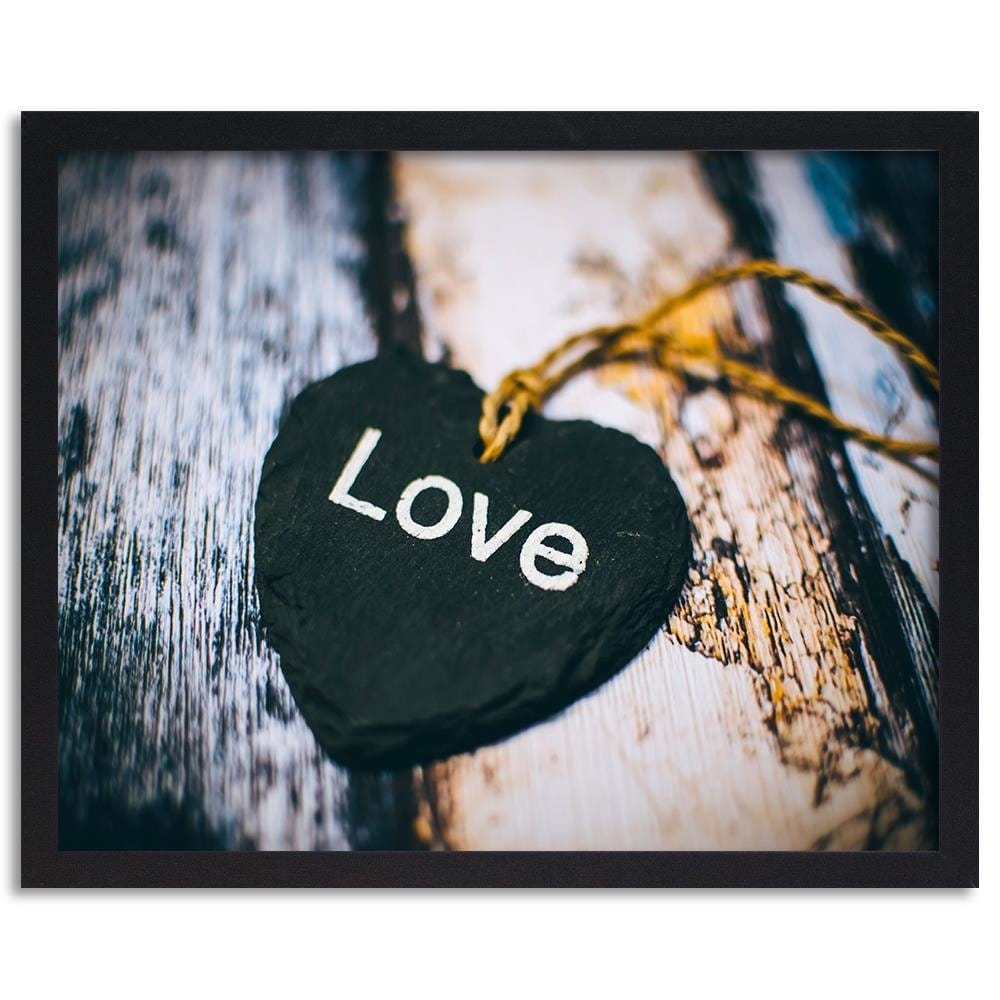 Glezna melnā rāmī - Love Nackle Home Trends