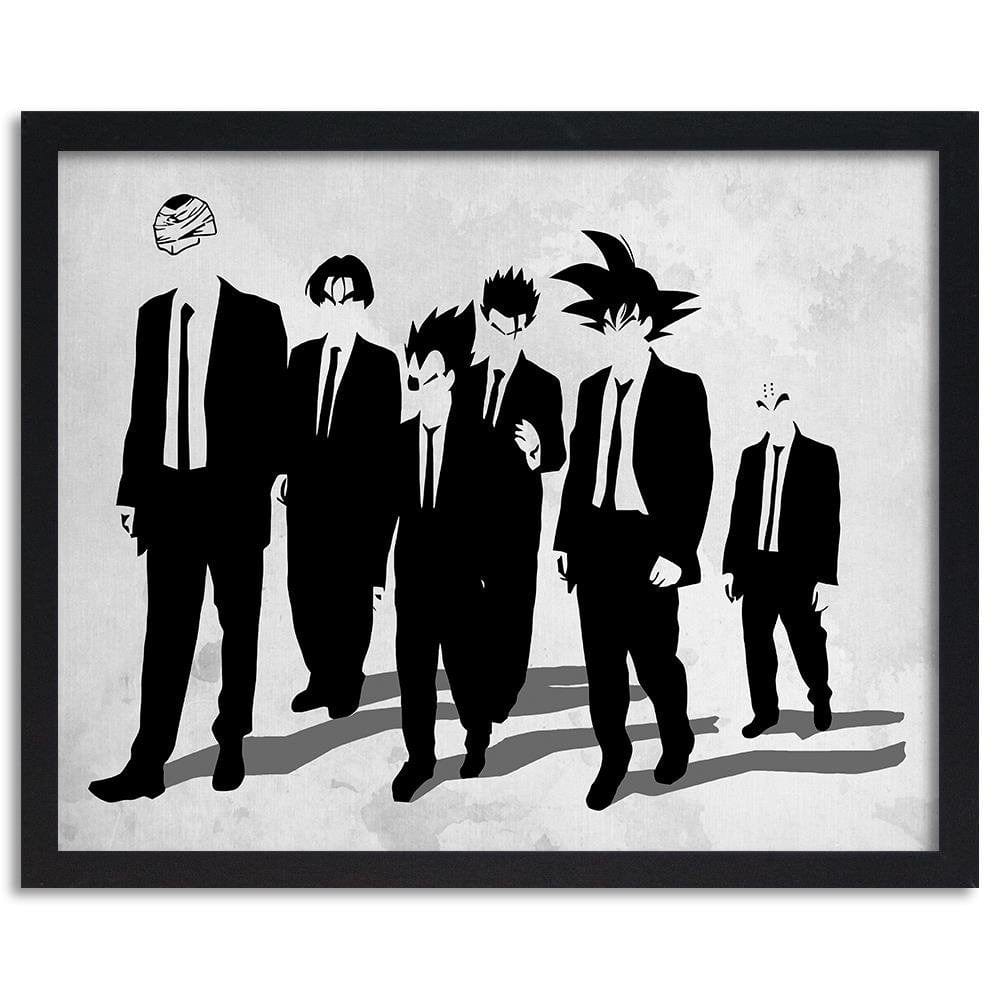 Glezna melnā rāmī - Man In Black Goku Home Trends