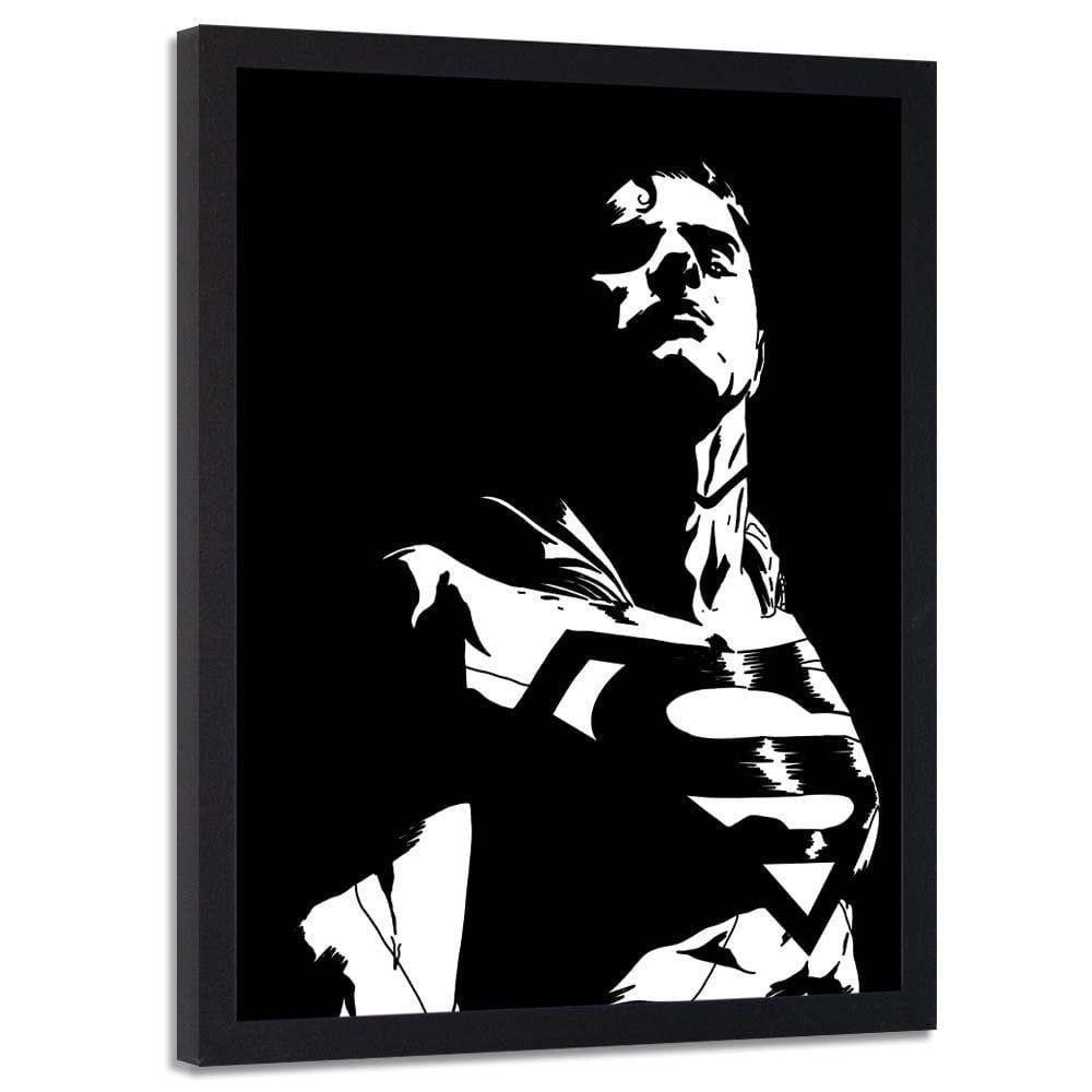 Glezna melnā rāmī - Man Of Steel 1 Home Trends
