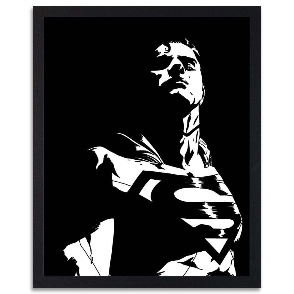 Glezna melnā rāmī - Man Of Steel 1 Home Trends