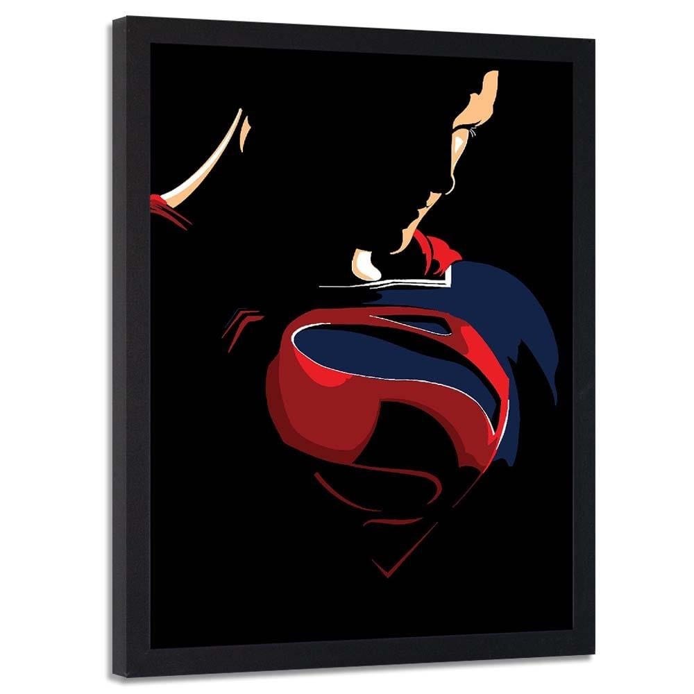 Glezna melnā rāmī - Man Of Steel Home Trends