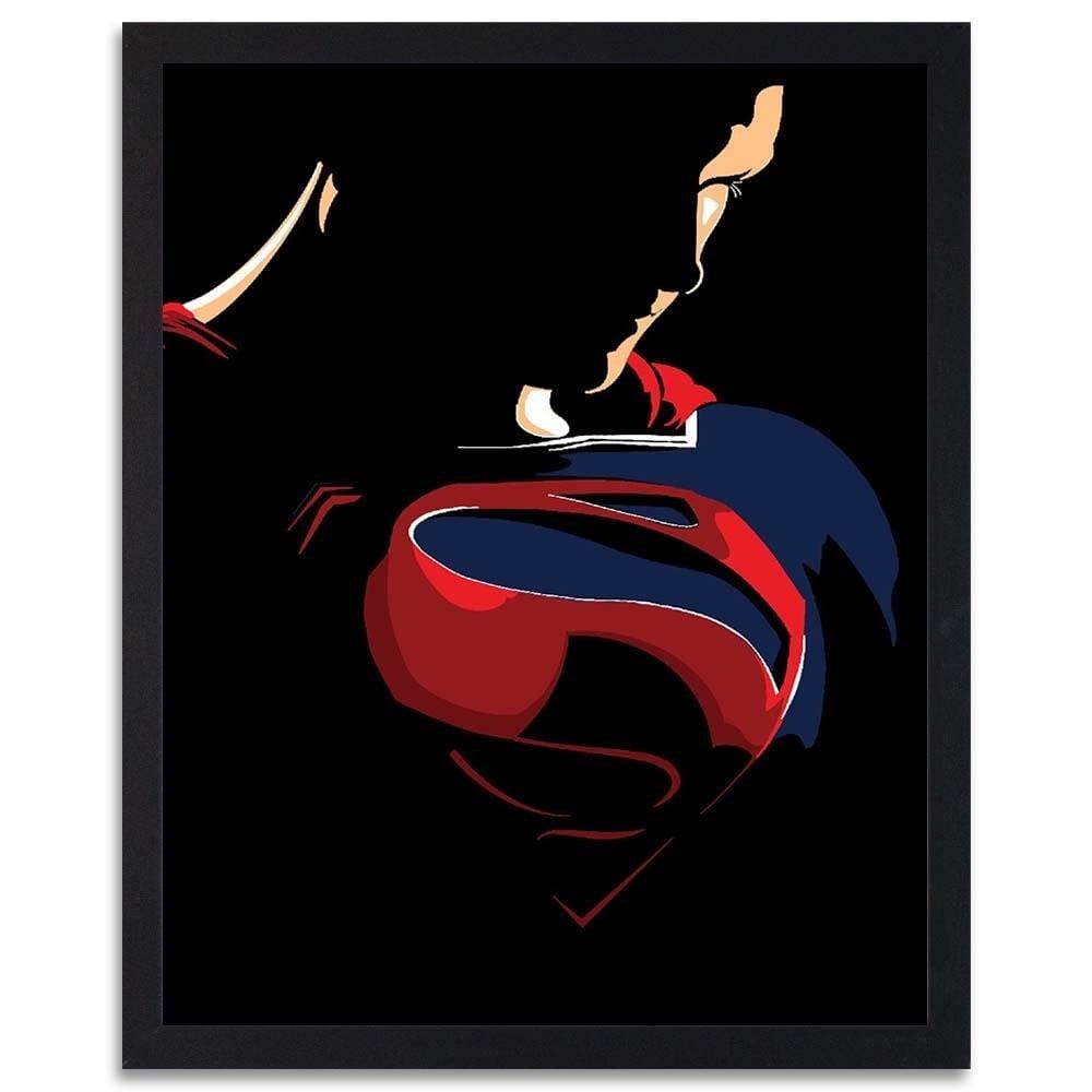 Glezna melnā rāmī - Man Of Steel Home Trends