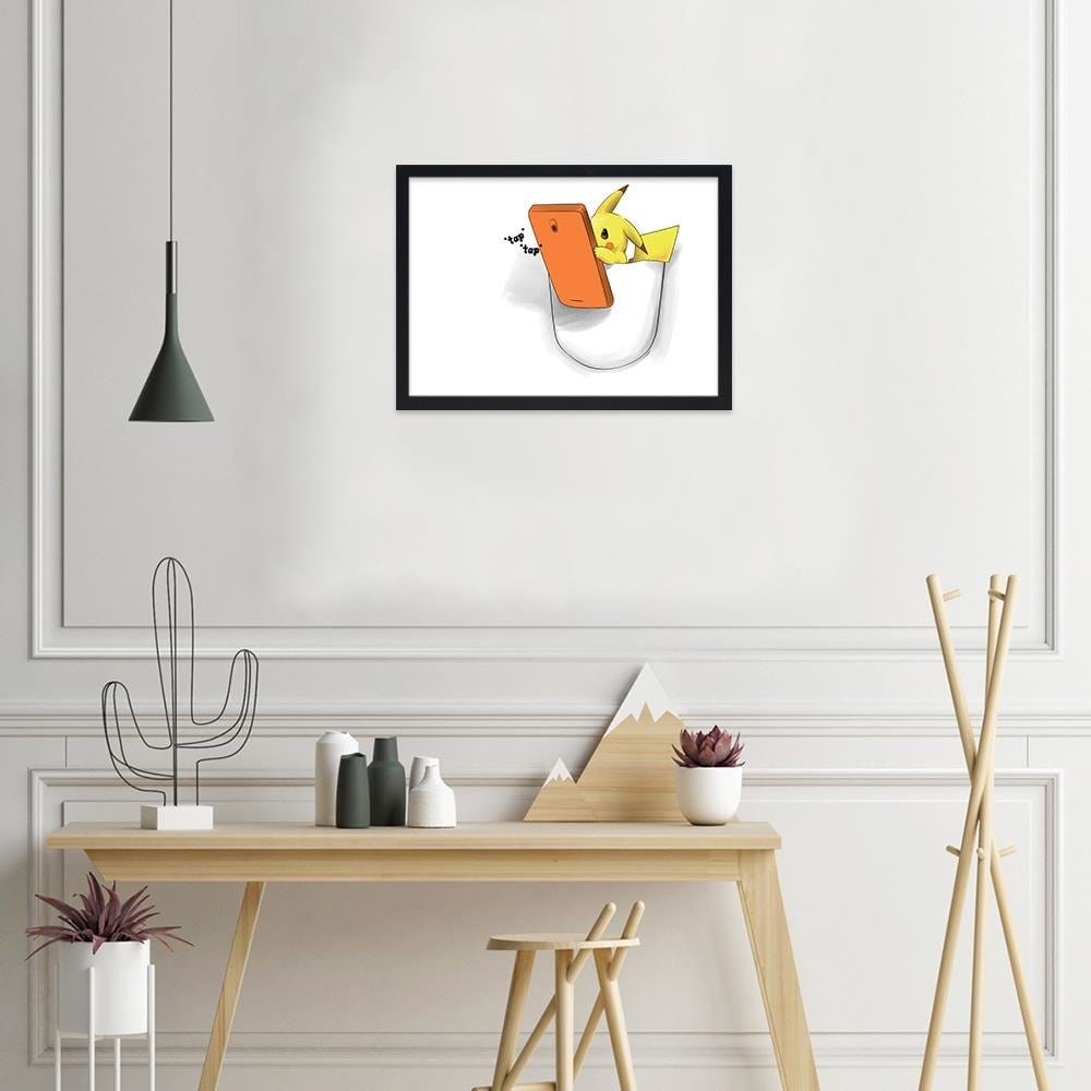 Glezna melnā rāmī - Manga Cartoon Character Home Trends