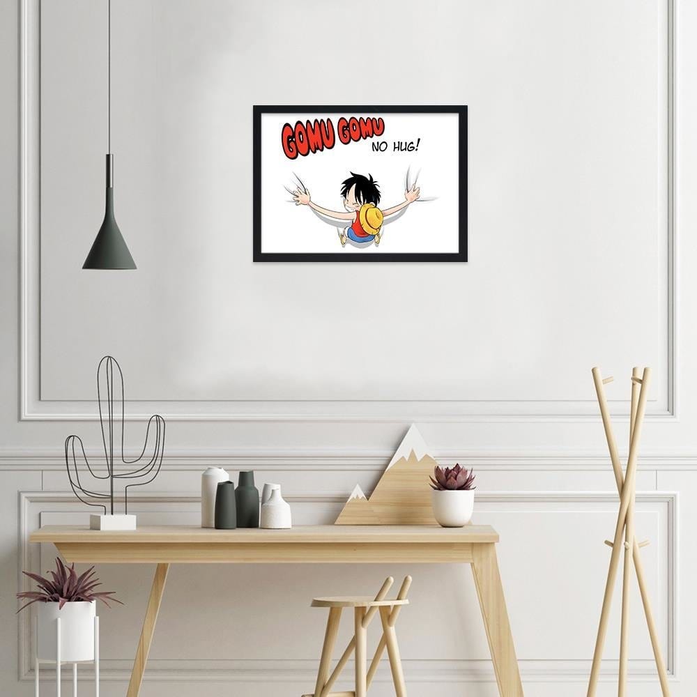 Glezna melnā rāmī - Manga Hugging Home Trends