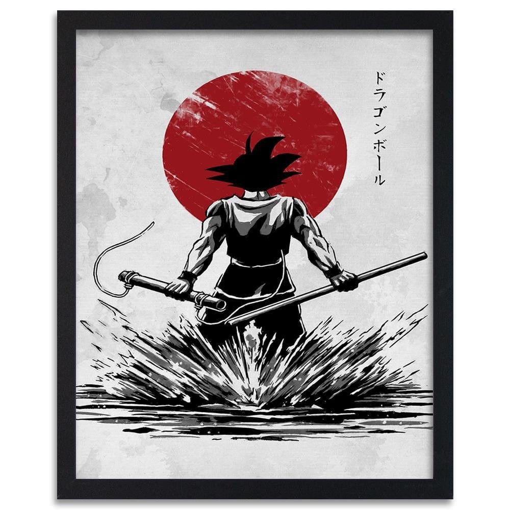 Glezna melnā rāmī - Manga Warrior Home Trends