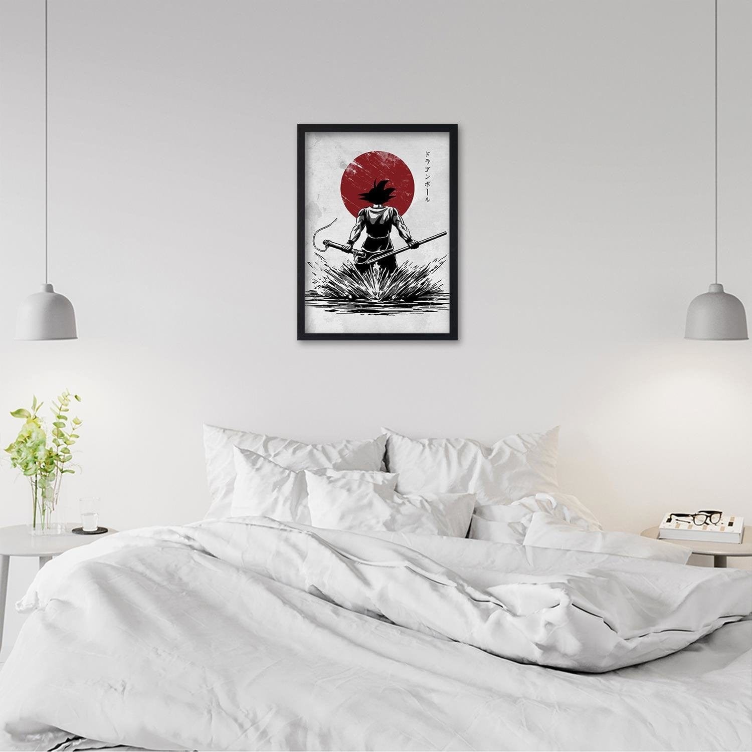 Glezna melnā rāmī - Manga Warrior Home Trends