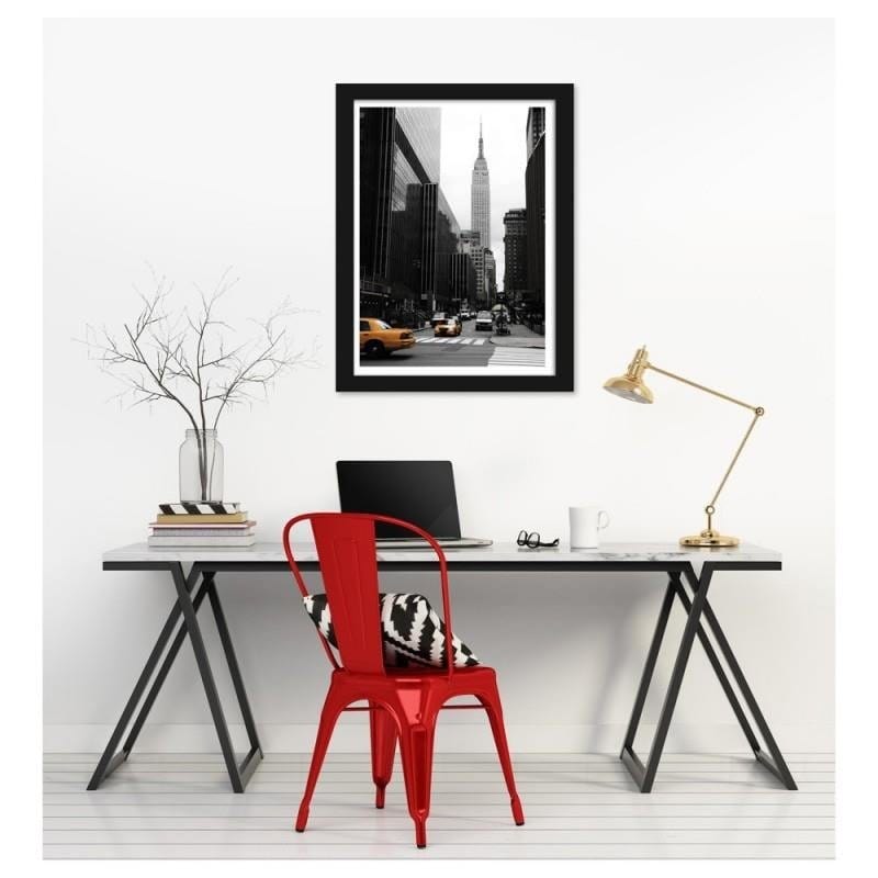 Glezna melnā rāmī - Manhattan - taxi Home Trends