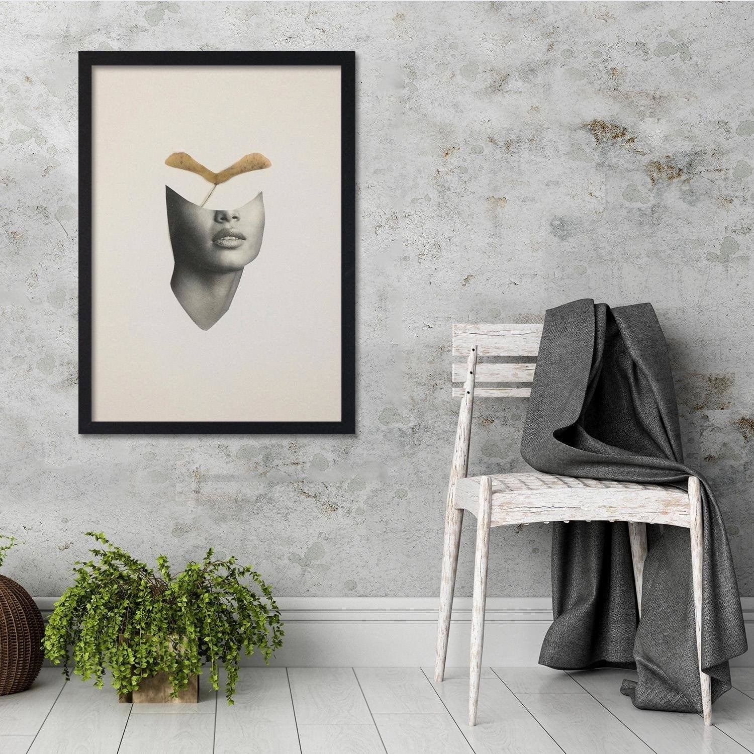 Glezna melnā rāmī - Minimalist By Artis Home Trends