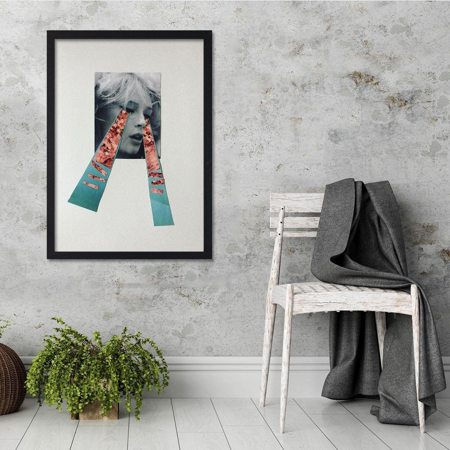 Glezna melnā rāmī - Minimalist By Artist Home Trends
