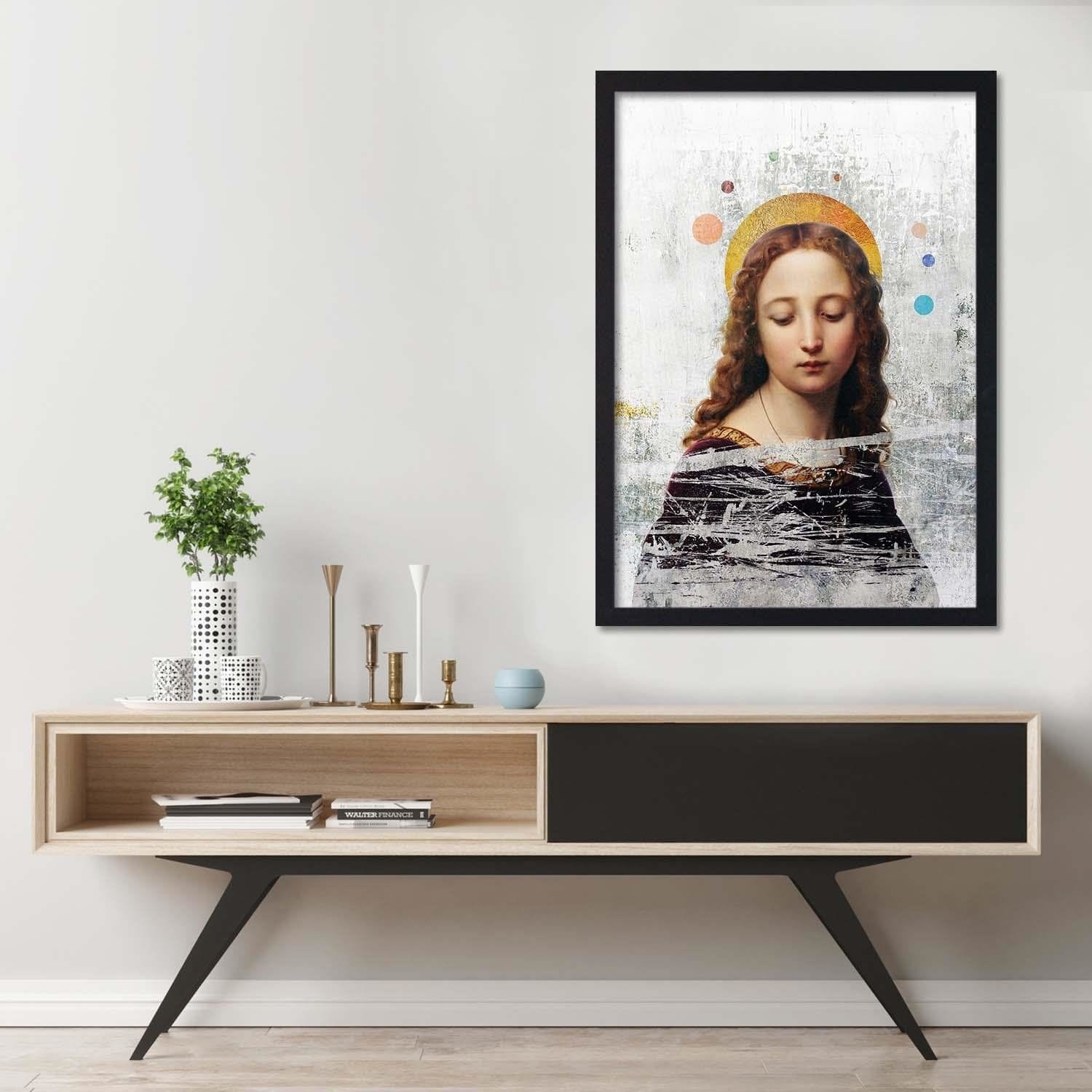 Glezna melnā rāmī - Mixed Media Home Trends