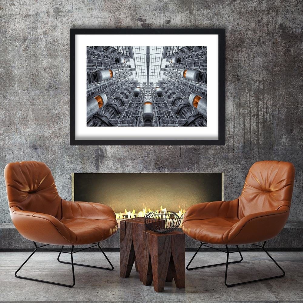 Glezna melnā rāmī - Modern Architecture Home Trends