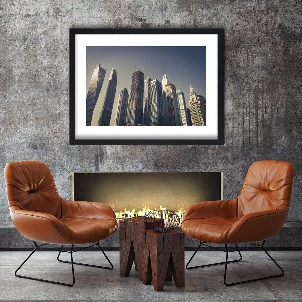 Glezna melnā rāmī - Modern Architecture In Dubai Home Trends