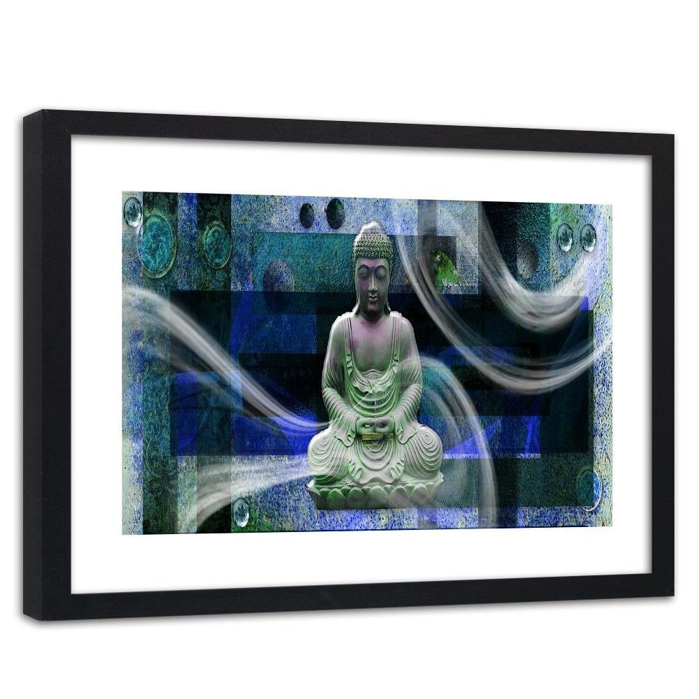 Glezna melnā rāmī - Modern Buddha Home Trends
