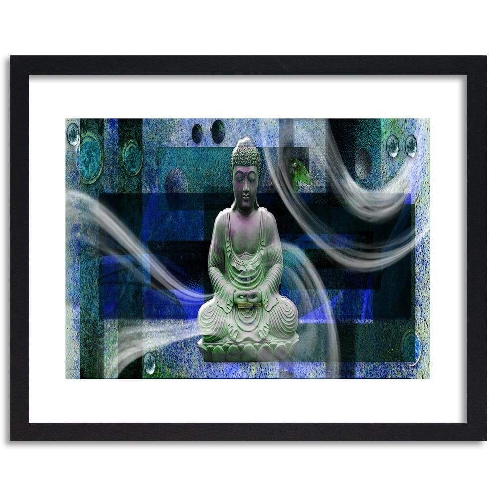 Glezna melnā rāmī - Modern Buddha Home Trends