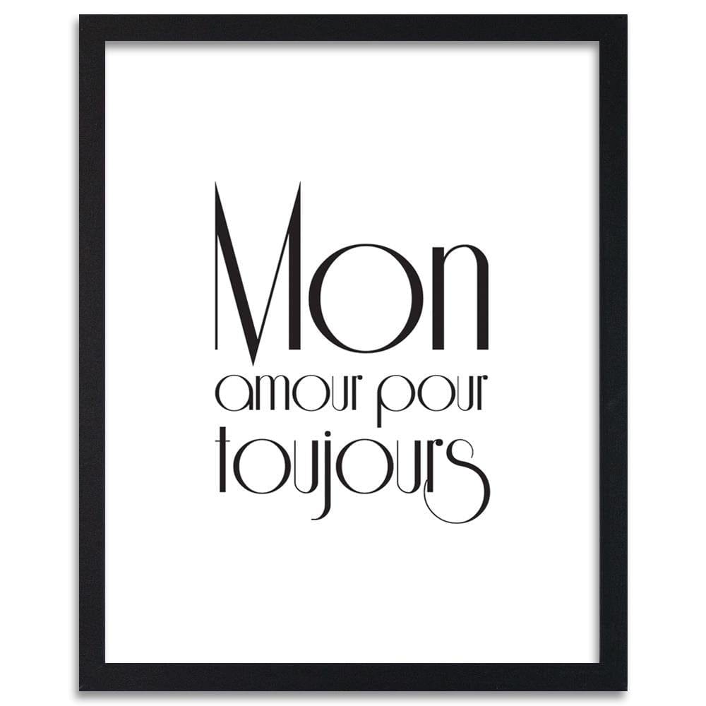Glezna melnā rāmī - Mon Amour Home Trends
