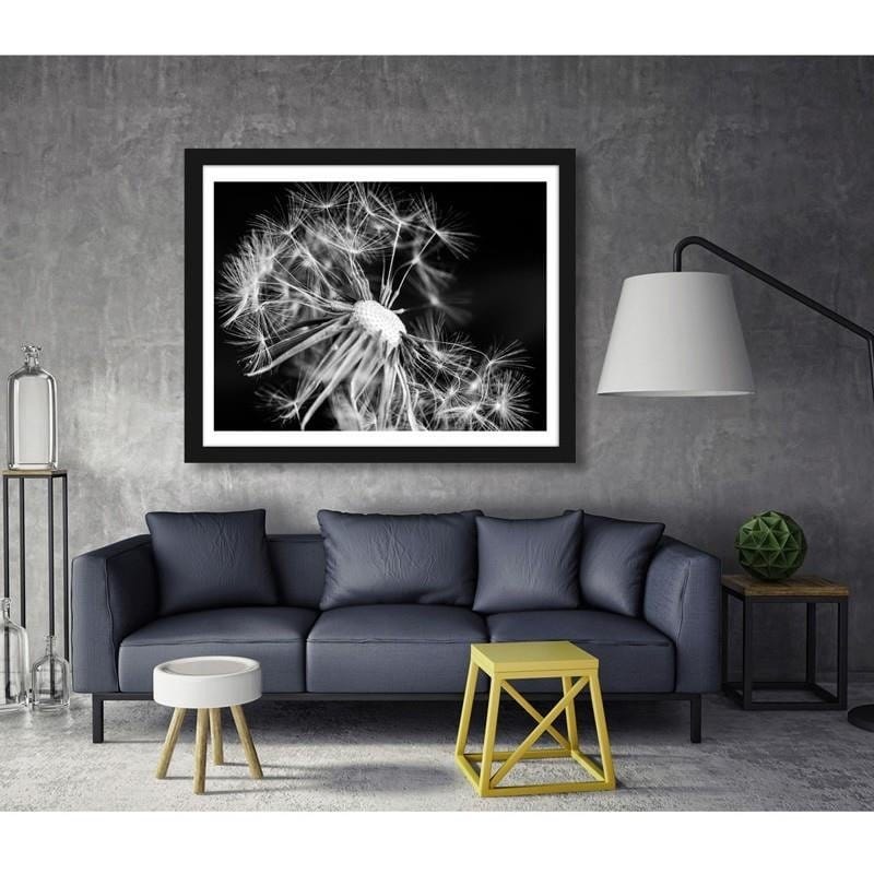 Glezna melnā rāmī - Monk's nun Home Trends