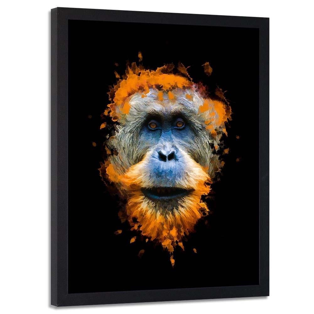 Glezna melnā rāmī - Monkey Home Trends